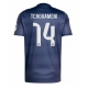 Real Madrid Aurelien Tchouameni #14 Gostujuci Dres 2025-26 Kratak Rukav